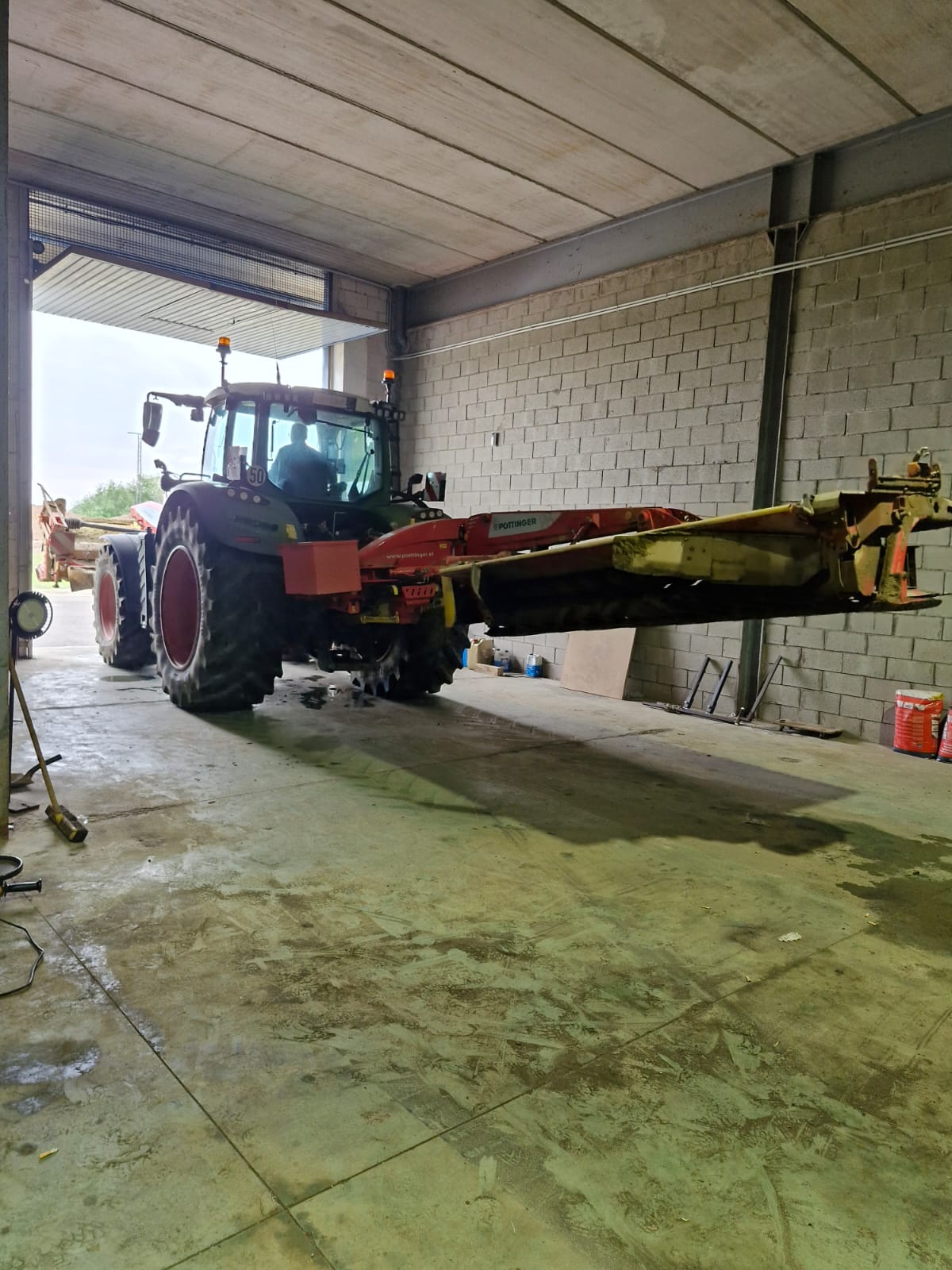 Rotor agrícola reparado